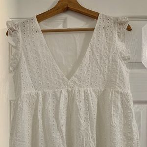 Lace White Dress